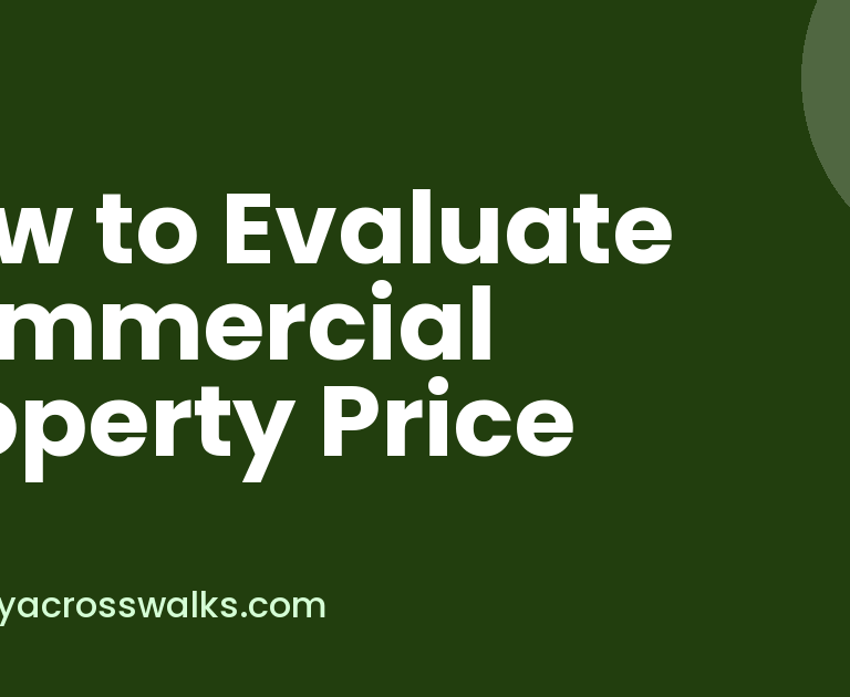 How to evaluate commercial property price at Kamakhya Crosswalk, Sector P4 Greater Noida